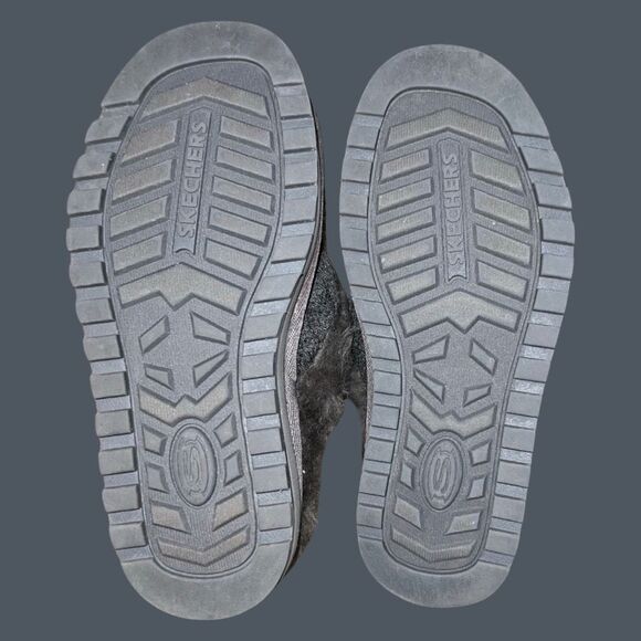 Skechers Women's Keepsakes Gray Kniy Ice Angel Slippers Size 5 - Picture 4 of 7